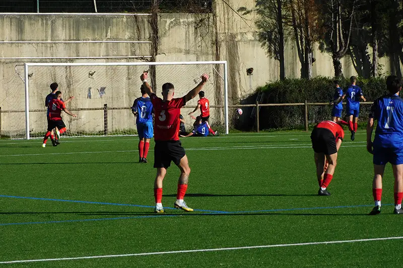 Jugadores del equipo de fútbol Astrabuduako Futbol Taldea de Astrabudua, Erandio (Bizkaia)